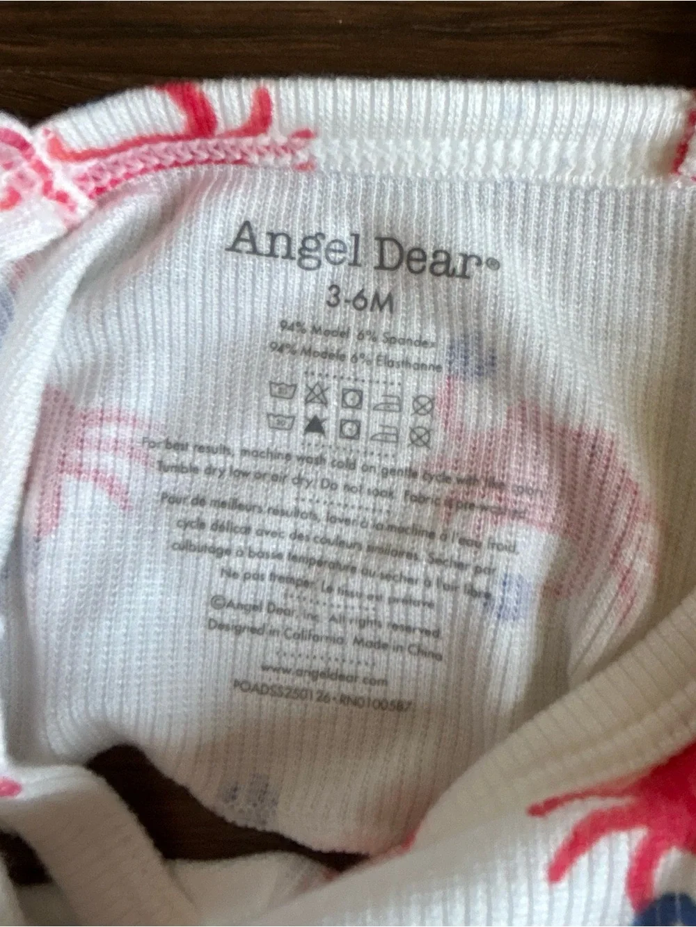 Angel Dear Crabby Cuties Tank Top and High Waisted Shorts Set 3-6m